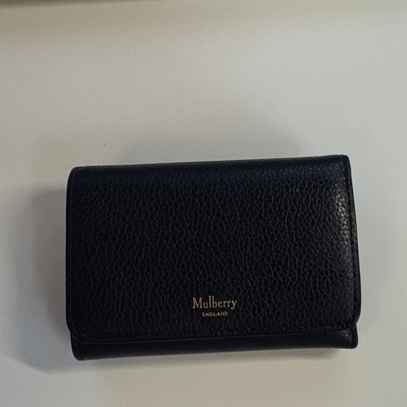 Mulberry Classic Black Leather Wallet - Picture 1 of 5
